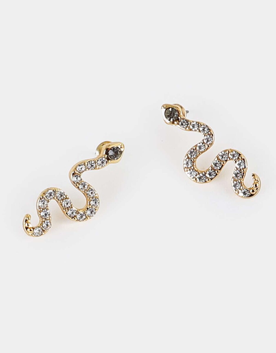 Aros Pasantes Bañados En Oro - Dorado 