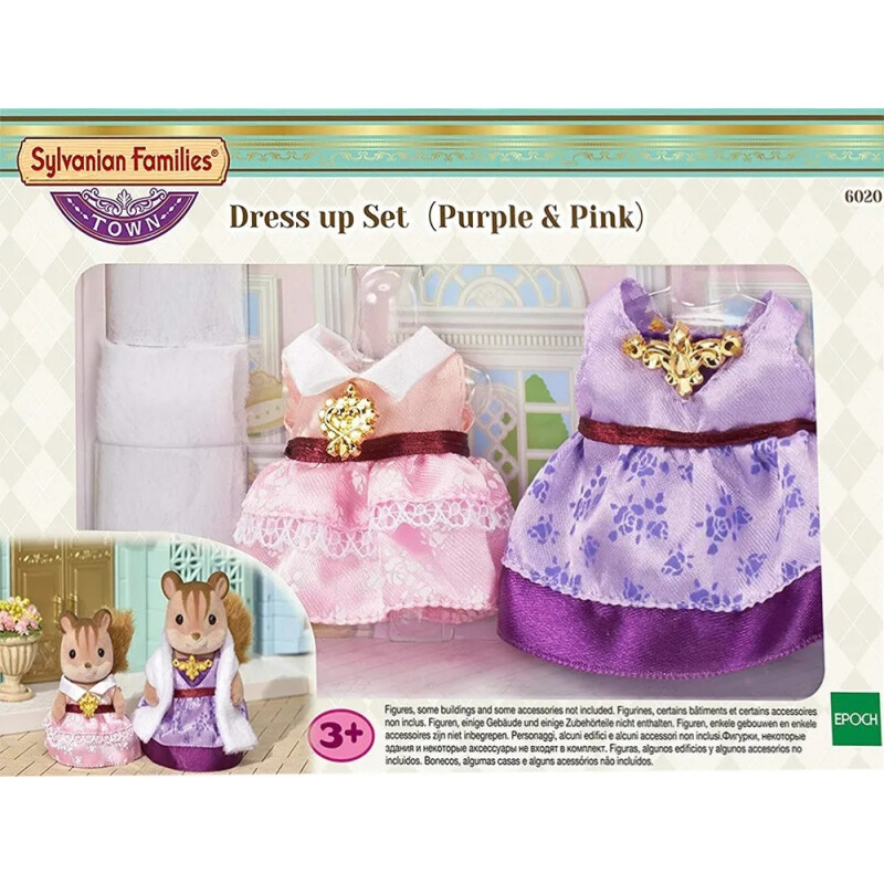 Set de 2 vestidos (Pu & Pk) Sylvanian Families Set de 2 vestidos (Pu & Pk) Sylvanian Families