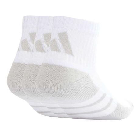 Medias Essentials Climacool Quarter 3-Pack Unisex Blanco