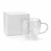 Taza Doble Pared en Vidrio Borosilicato Cap 200 cc Taza Doble Pared en Vidrio Borosilicato Cap 200 cc