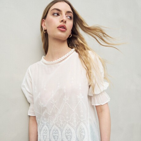 BLUSA MILAN Blanco