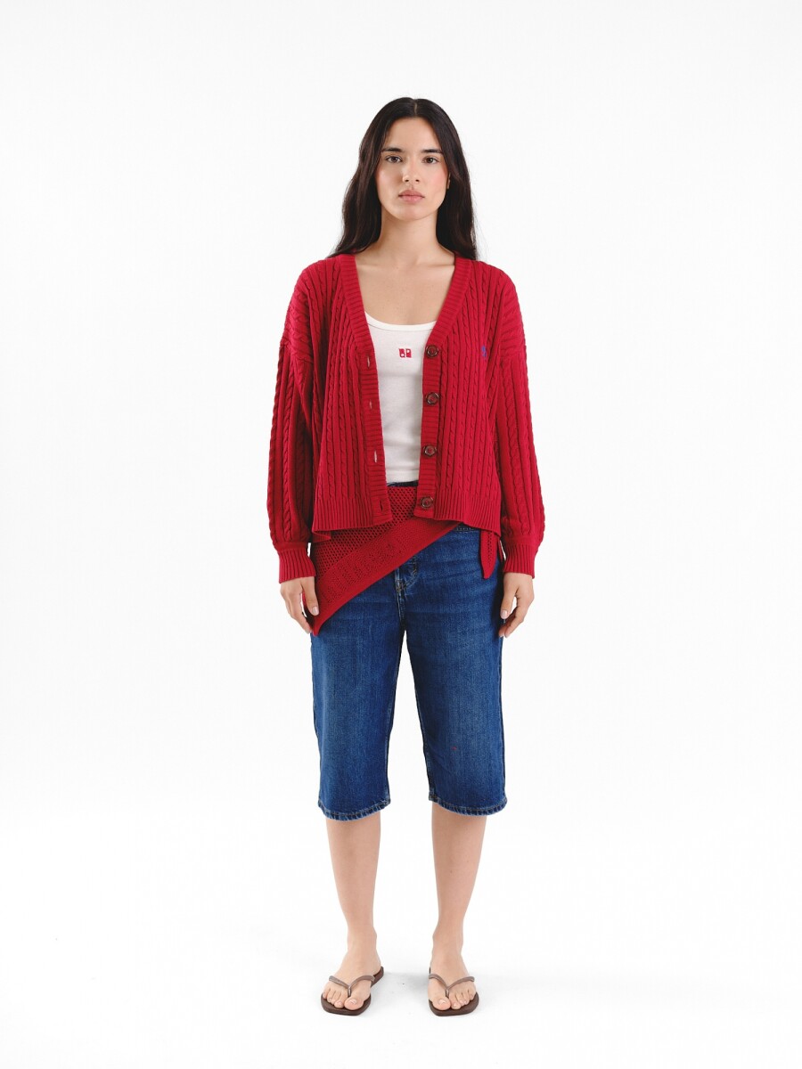 Cardigan Comodín PRE ORDER - Rojo 