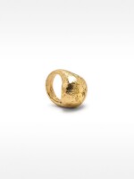 Anillo Redondo De Brass dorado