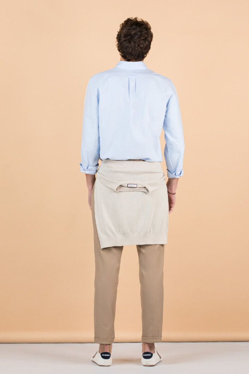 Camisa Oxford Celeste