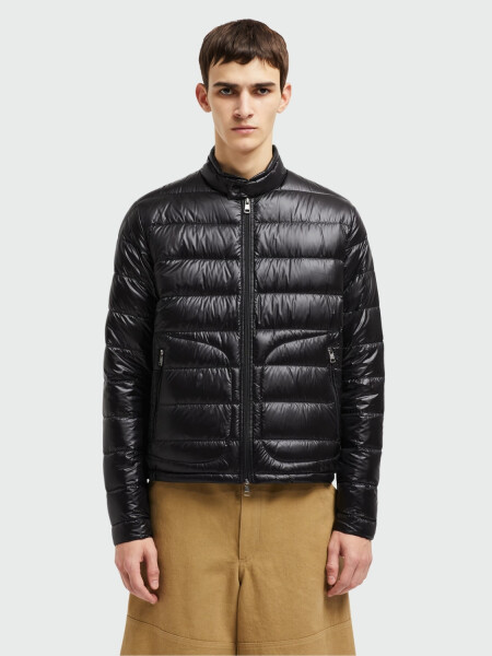 Moncler - Chaqueta Corta Plegable Acorus Negro