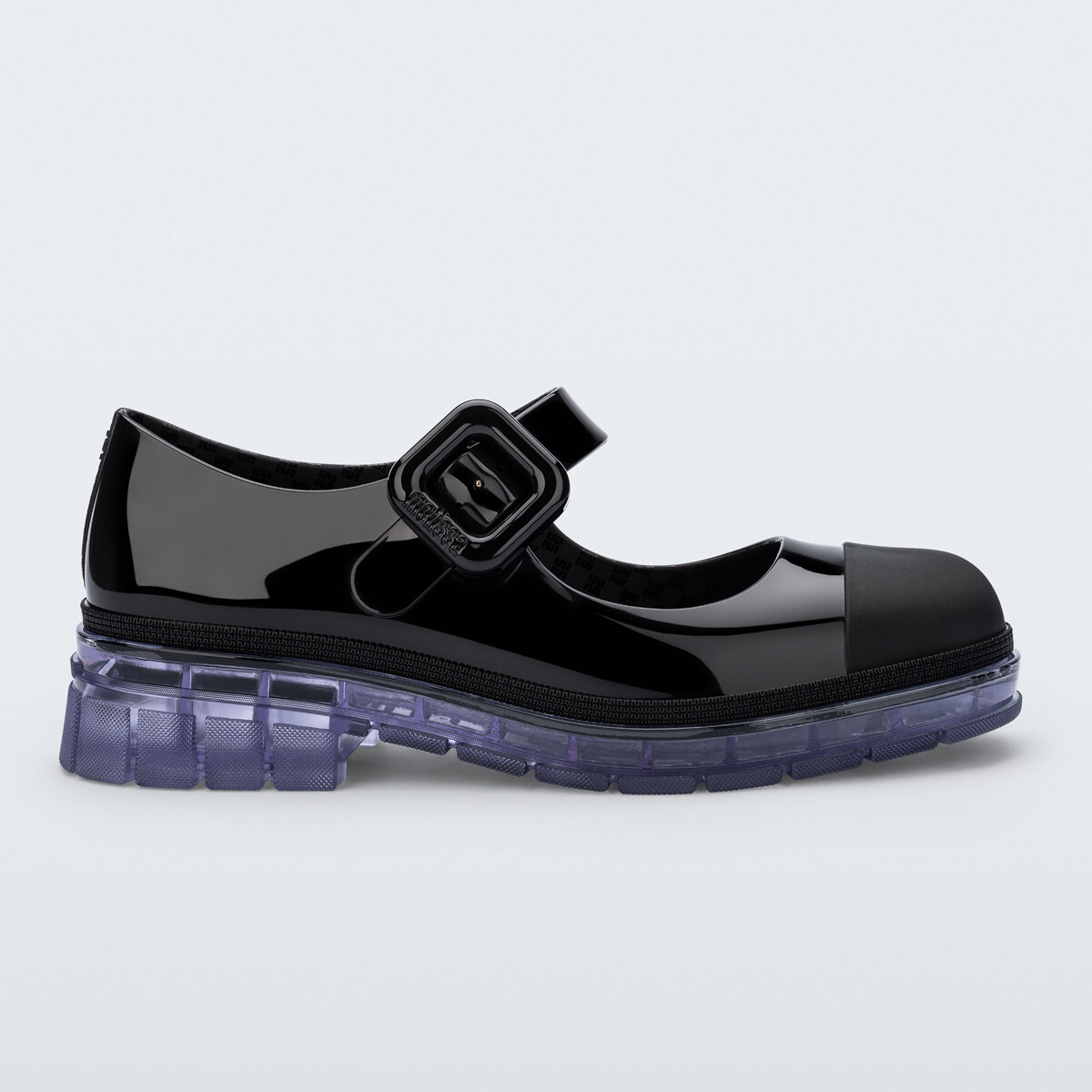 Mocasín Melissa de Dama - JUNE AD - 36107BI516 - VIDRIO/NEGRO 