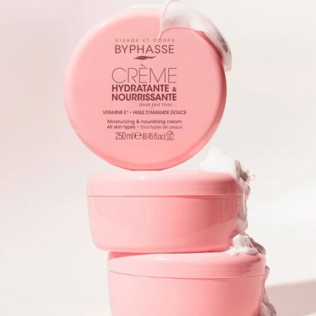 Crema Hidratante para Rostro y Cuerpo Byphasse 250ml Crema Hidratante para Rostro y Cuerpo Byphasse 250ml