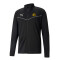 Campera Infantil Puma Peñarol Team Rise Tr.Poly Jkt Negro - Amarillo - Blanco