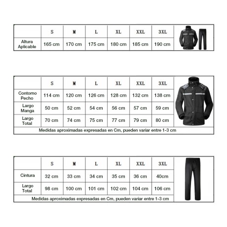 Equipo Lluvia Unisex Impermeable Reflectivo c/ Capucha Moto Equipo Lluvia Unisex Impermeable Reflectivo C/ Capucha Moto