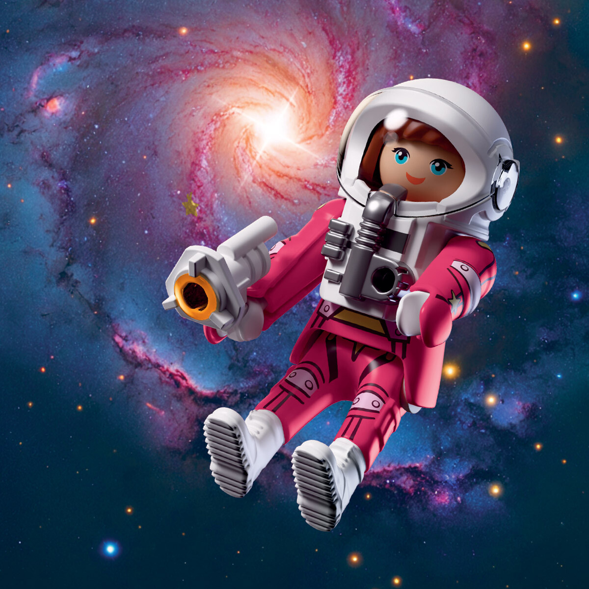 Astronauta Mujer Playmobil 16 Piezas 