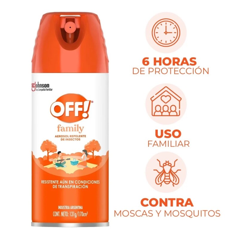 Repelente en Aerosol OFF! Family 170 ml Repelente en Aerosol OFF! Family 170 ml