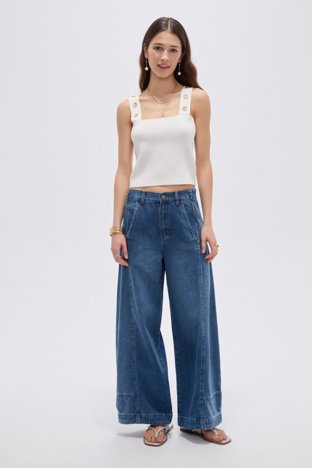 Tops Feral Marfil / Off White