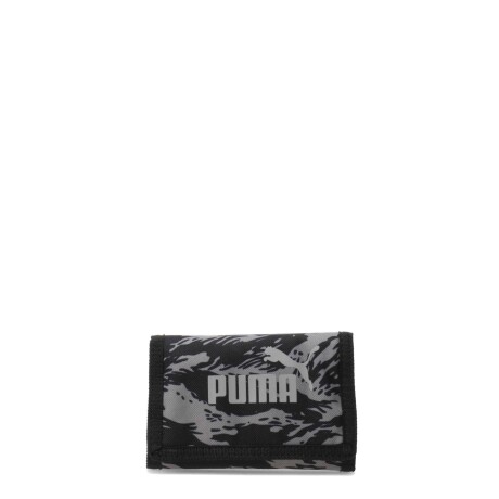 Billetera Puma Phase Aop Negro - Gris