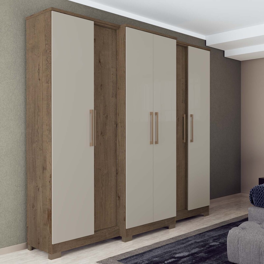 PLACARD MONTREAL 6 PUERTAS MDP MARRON