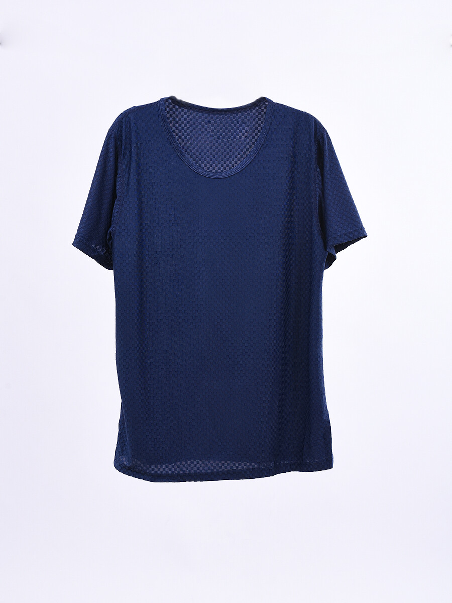 REMERA FITNESS - AZUL OSCURO 