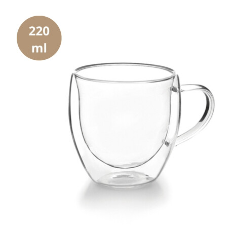 Taza Vidrio 2 Unidades 220 ml Ibili Taza Vidrio 2 Unidades 220 ml Ibili