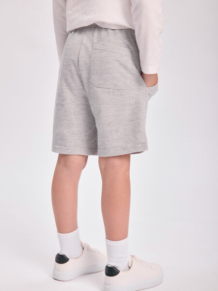 Short deportivo Gris Melange