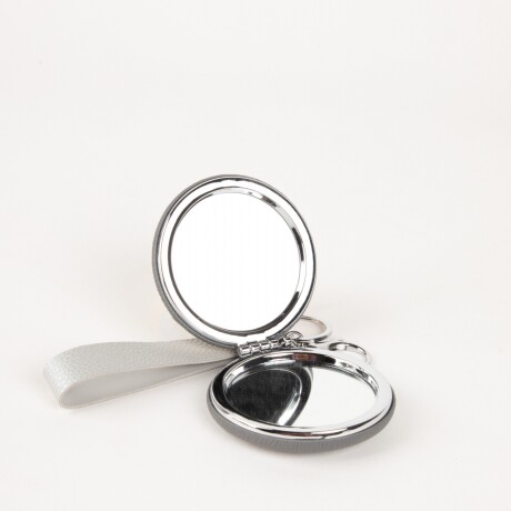 BAG CHARM MIRROR GRIS Negro