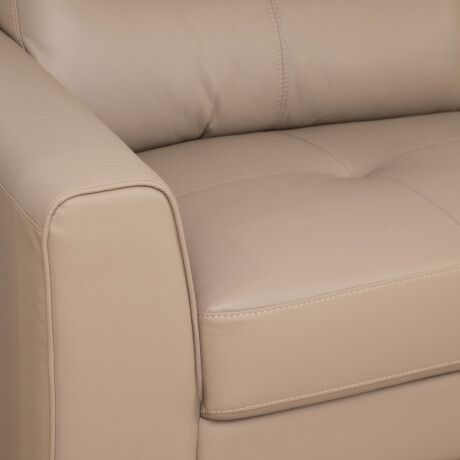 SOFÁ 4 CUERPOS CUERO NATURAL-BEIGE HANA CREMA