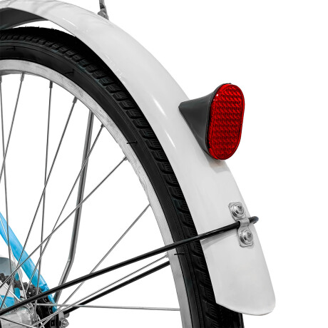 Bicicleta Paseo Expert Miami Dama Rodado 26 + Bolso + Parrilla Celeste