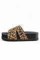 Sandalia zueco plataforma BT401 Animal-print