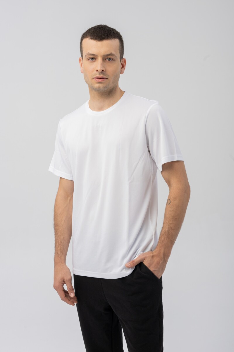 Remera Menpi Alta Calidad Running Hombre Blanco - S/C 