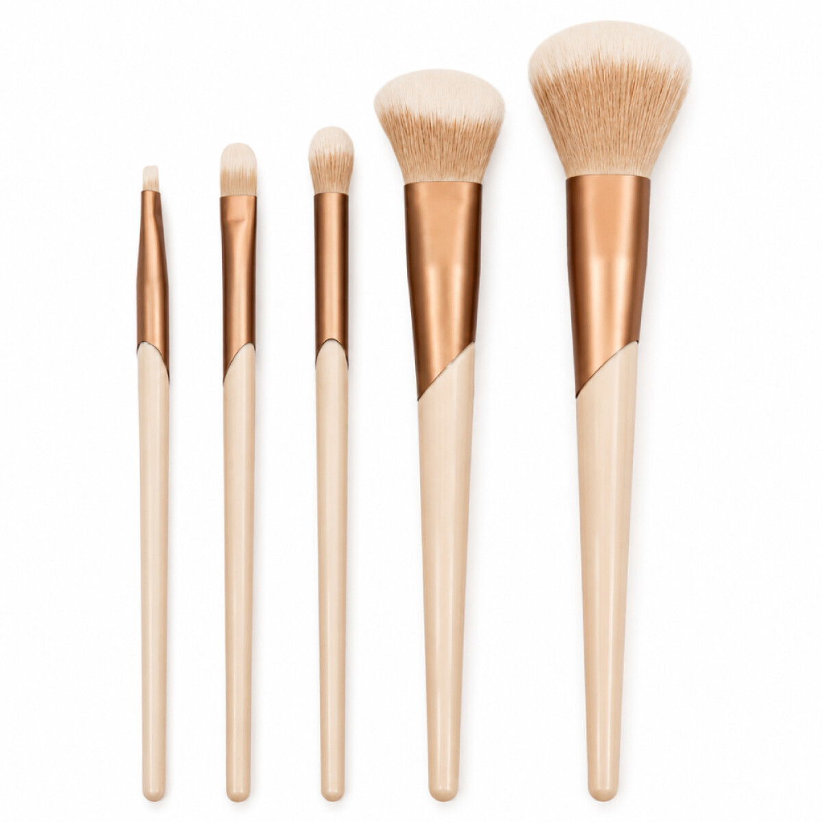 Set de Brochas para Maquillaje Esenciales by San Roque Rosa 