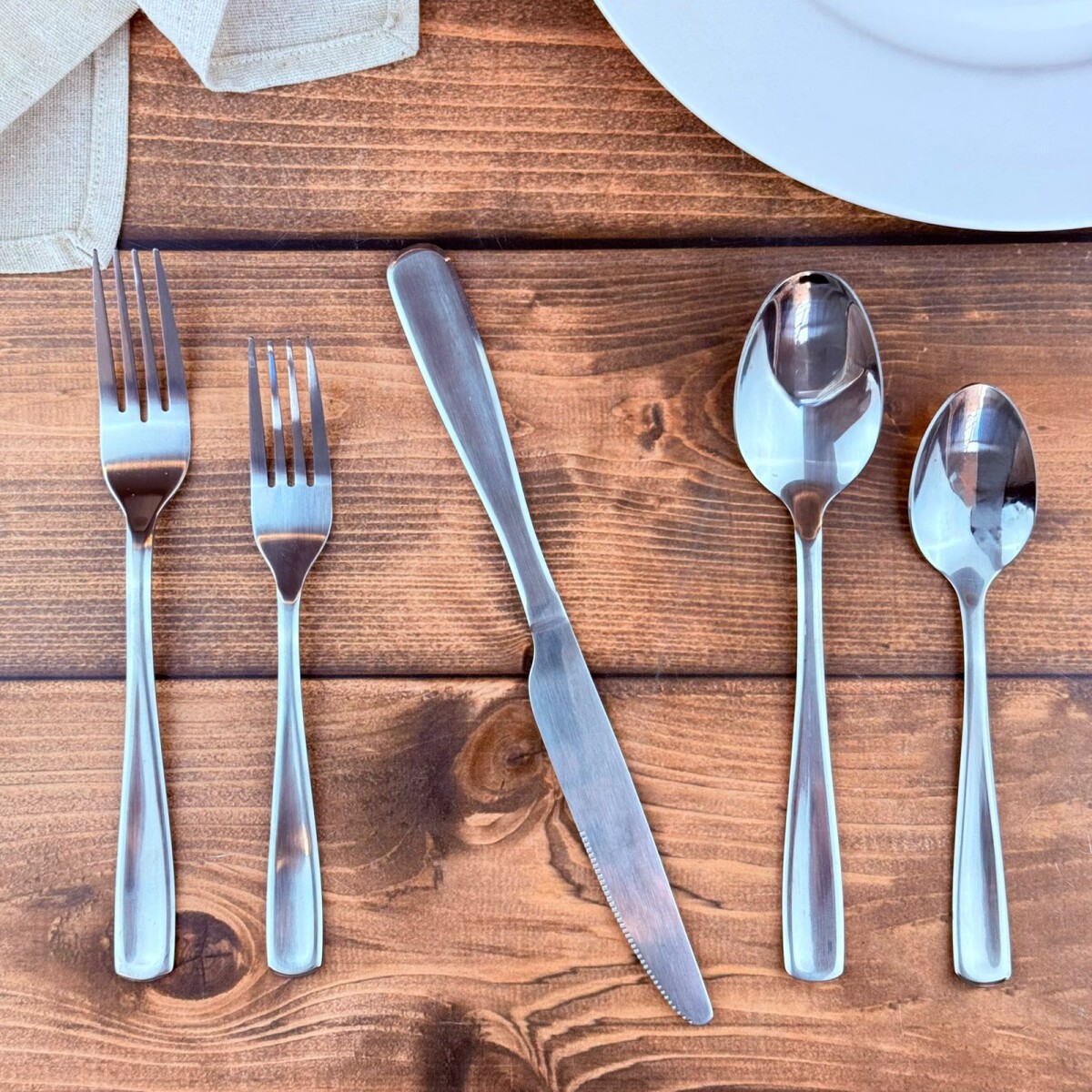 Juego De Cubiertos Acero Inoxidable 20 Piezas 