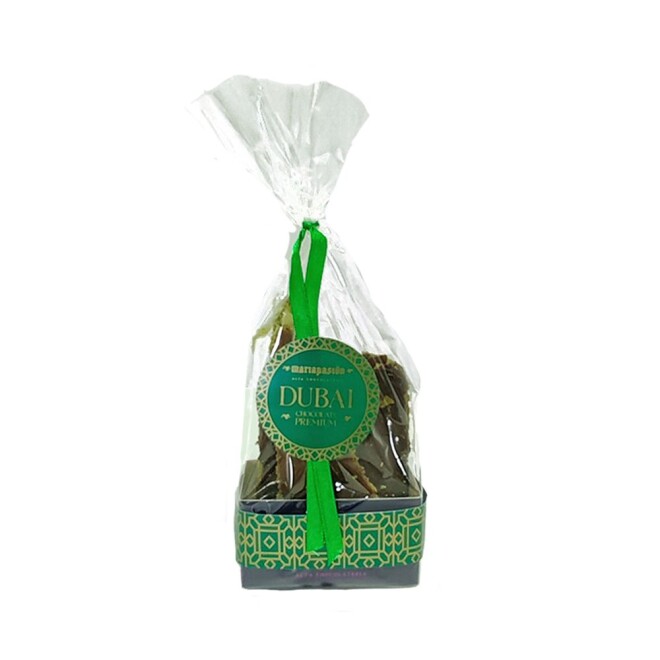 Pack Tartona DUBAI - Leche 37% - 120g. Pack Tartona DUBAI - Leche 37% - 120g.