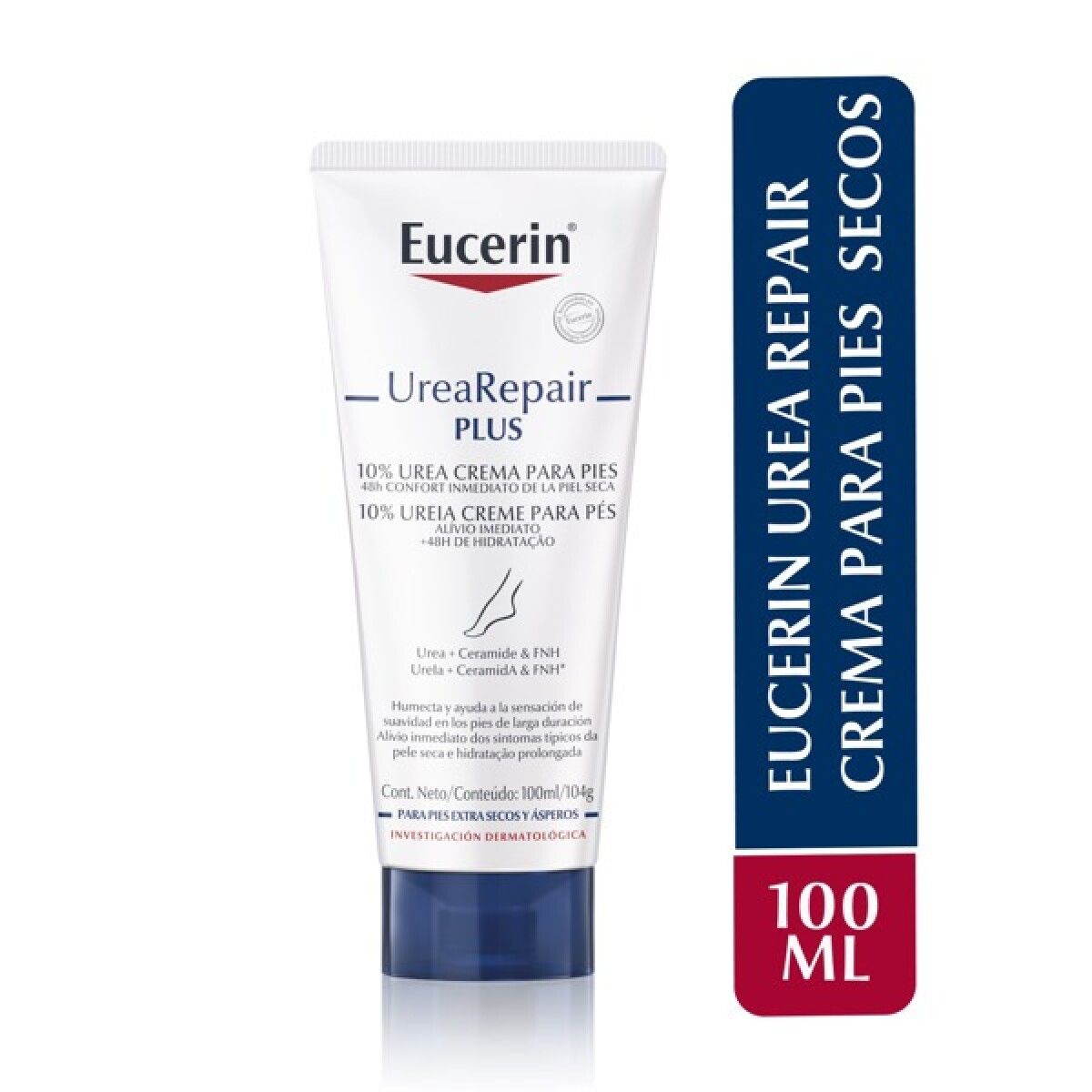 Eucerin Crema Para Pies Con Urea 10% Unisex 
