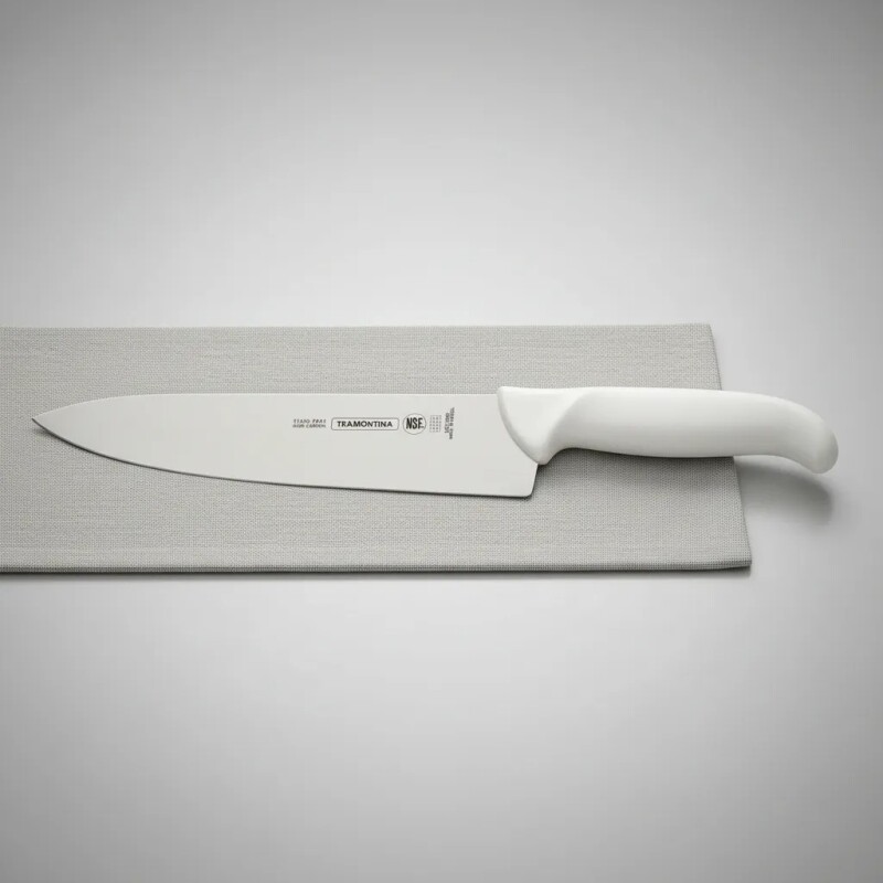 Cuchilla de Acero Inoxidable 10" Profesional Tramontina - 24621/180 Cuchilla de Acero Inoxidable 10" Profesional Tramontina - 24621/180