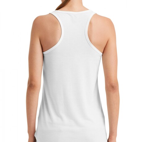 Musculosa Nadadora Dama Blanco
