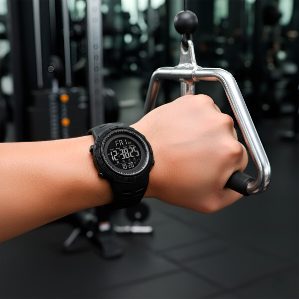 Reloj Deportivo Digital Resistente Al Agua Skmei 1251 Color Negro