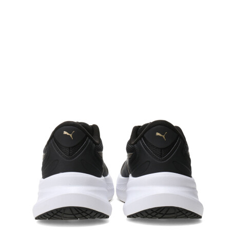 Championes de Mujer Puma Max Stride Lite Negro - Dorado