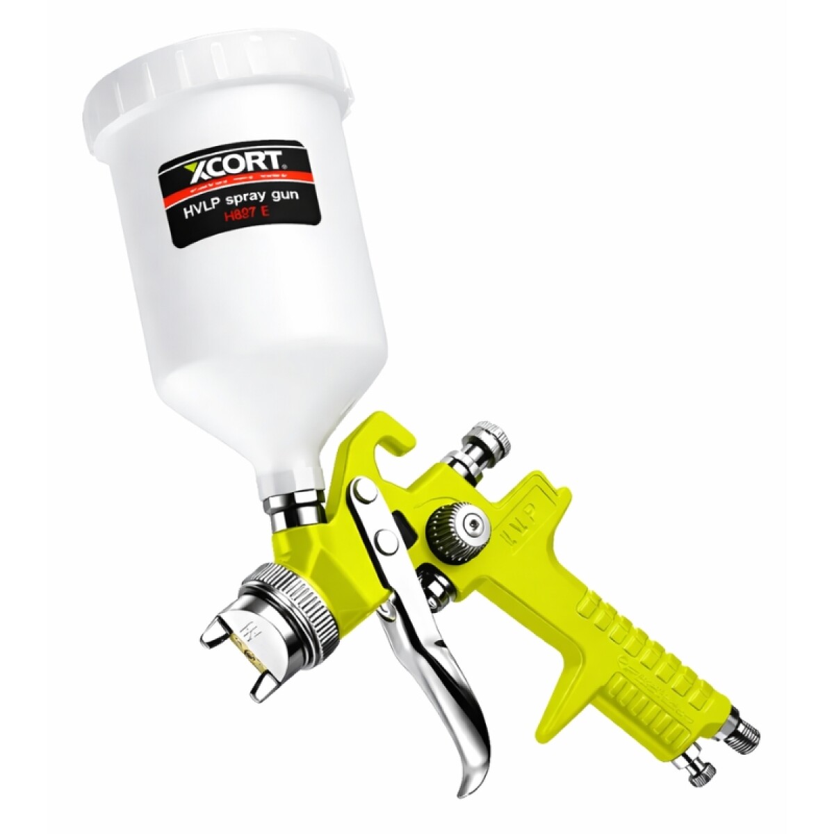 XCORT PISTOLA DE PINTAR HVLP GRAVEDAD 1.4 MM 2.5-3 BAR TANQUE 600ML 