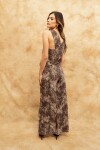 BLUSA ARIA BROWN FADED LEOPARD BLUSA ARIA BROWN FADED LEOPARD