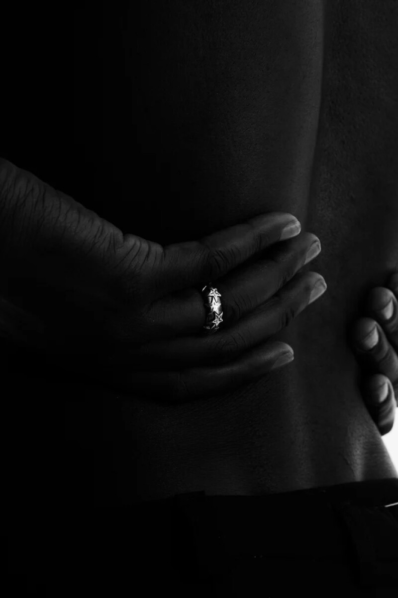 Star Glaze Ring Plata