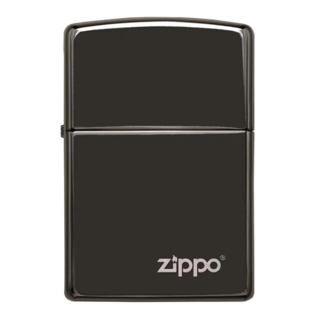 Encendedor Zippo Classic High Polish negro con logo - 24756ZL Encendedor Zippo Classic High Polish negro con logo - 24756ZL