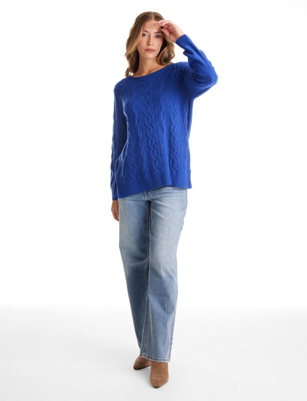 Buzo Soft Trenzas ROYAL