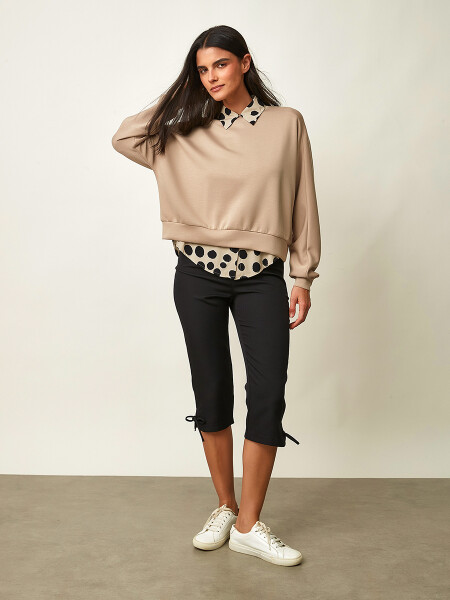 BUZO MOA BEIGE MELANGE