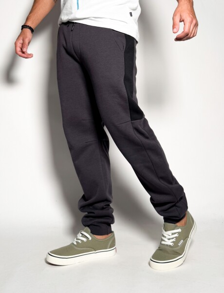 Jogger de algodon con puño Etan Azul