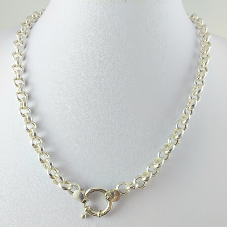 Gargantilla Rolo de plata 925 Largo 50 cm