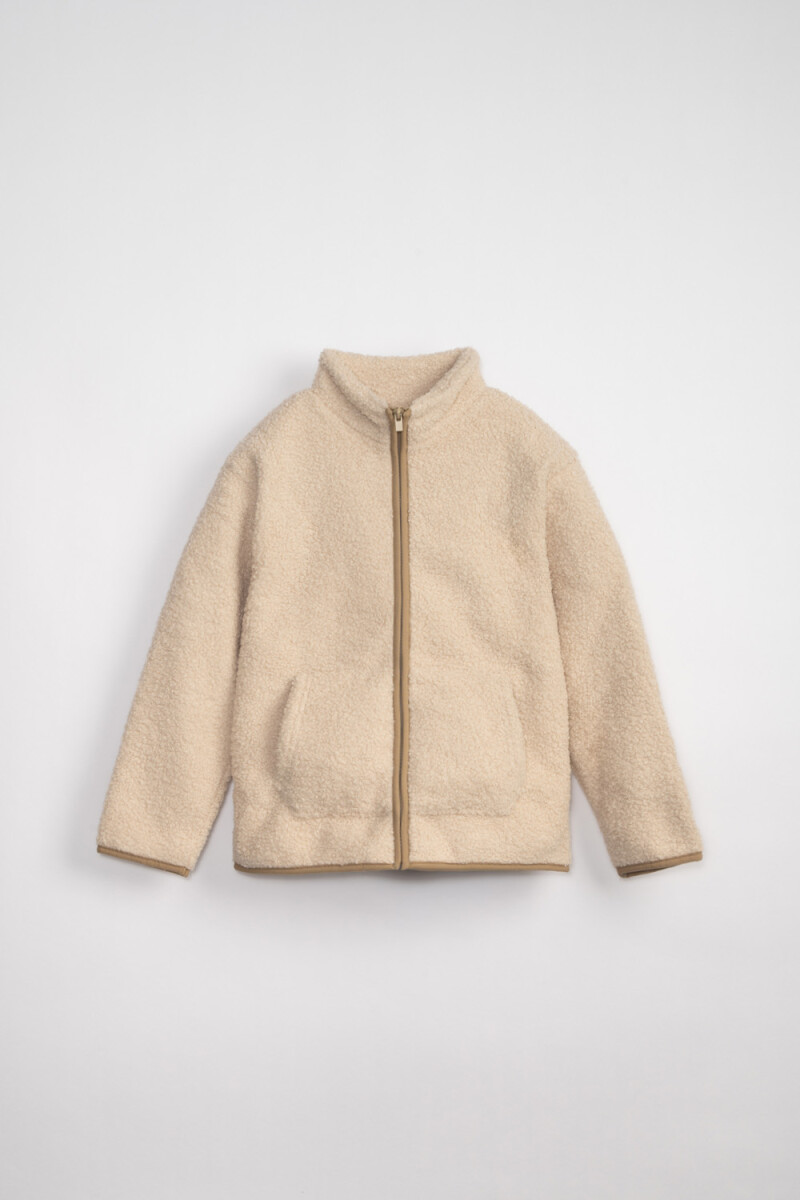Campera sherpa - Beige 