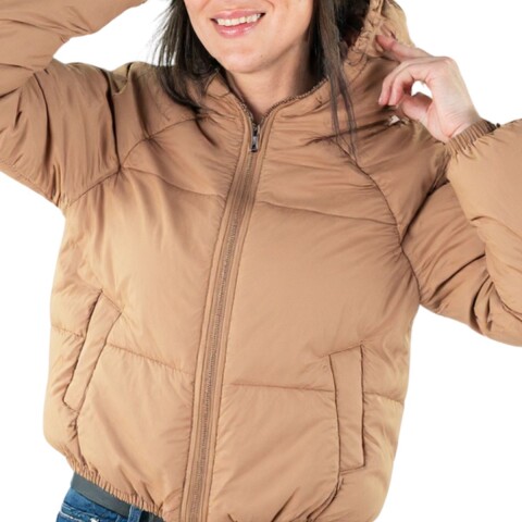 CAMPERA PUFFER DALIA S-XL DARK BEIGE