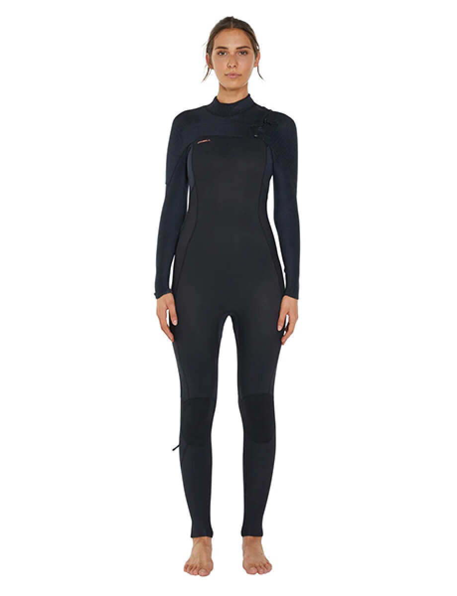 Hyperfreak Dama 4/3+ mm - Chest Zip Full Wetsuit - Negro 
