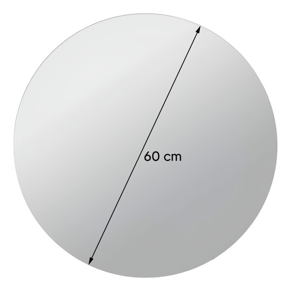 Espejo Redondo Con Luz Led Modelo Led-m-04 60 Cm ESPEJO REDONDO LED01 60CM DORADOR