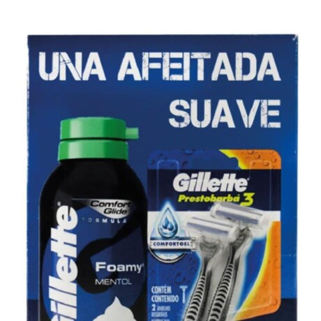PACK AFEITAR GILLETTE PBB 3 + ESPUMA FOAMY 175 PACK AFEITAR GILLETTE PBB 3 + ESPUMA FOAMY 175
