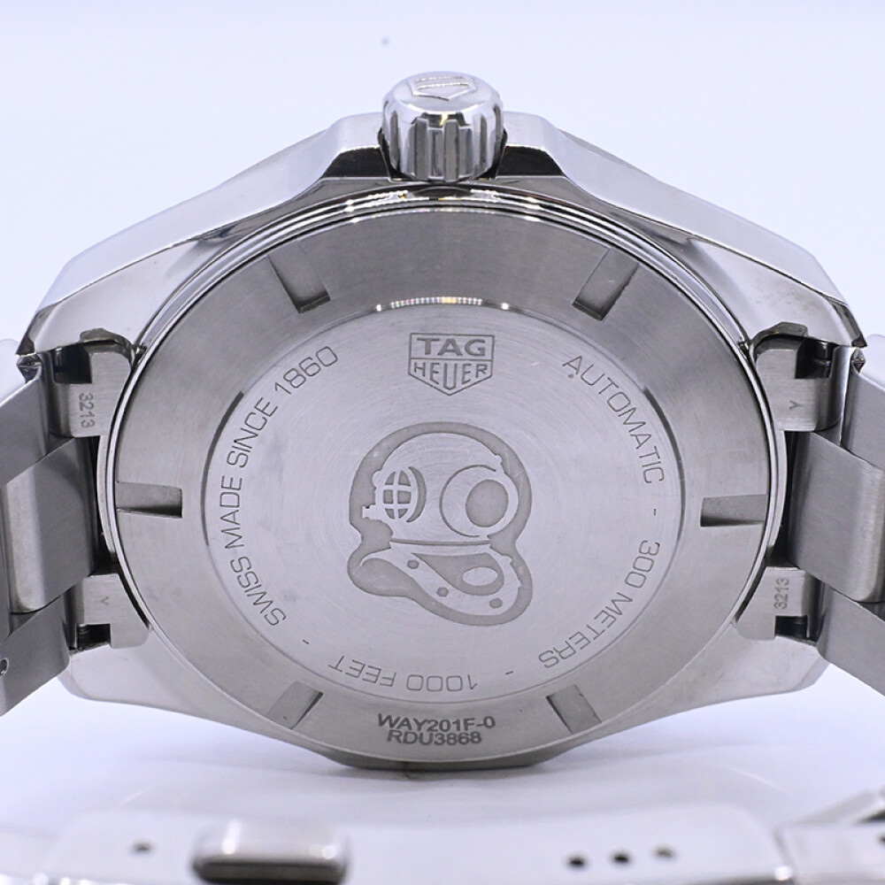 TAG Heuer Aquaracer GMT WAY201F-0 automático calibre 7 gmt caja 43mm. Año 2021 con estuche y papeles TAG Heuer Aquaracer GMT WAY201F-0 automático calibre 7 gmt caja 43mm. Año 2021 con estuche y papeles