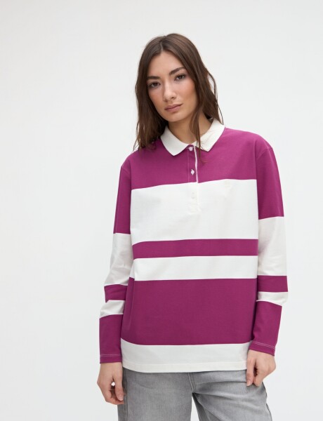 Remera polo Naia Off white