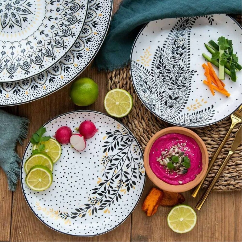 PORTMEIRION S MILLER ARTISANNE NOIR PLATO POSTRE 20 CM X 4 PORTMEIRION S MILLER ARTISANNE NOIR PLATO POSTRE 20 CM X 4